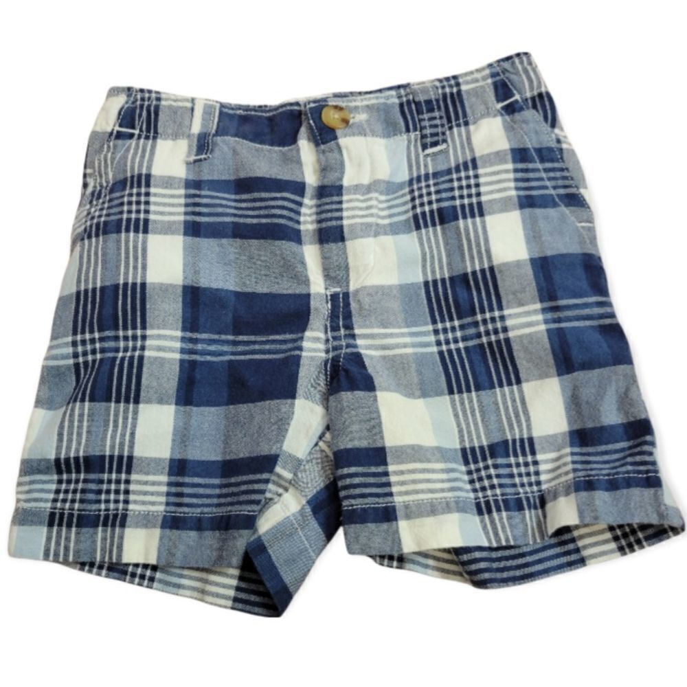 Chaps plaid shorts 18mo